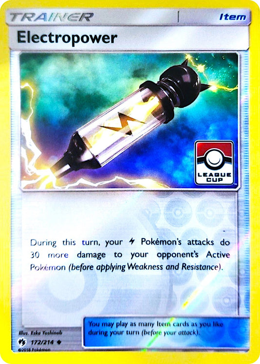 Electropower - 172/214 (League Cup) - 172/214 (Reverse Holofoil) Near Mint_Reverse Holofoil
