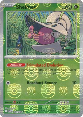 Shelmet (Master Ball Pattern) - 008/086 (Foil)