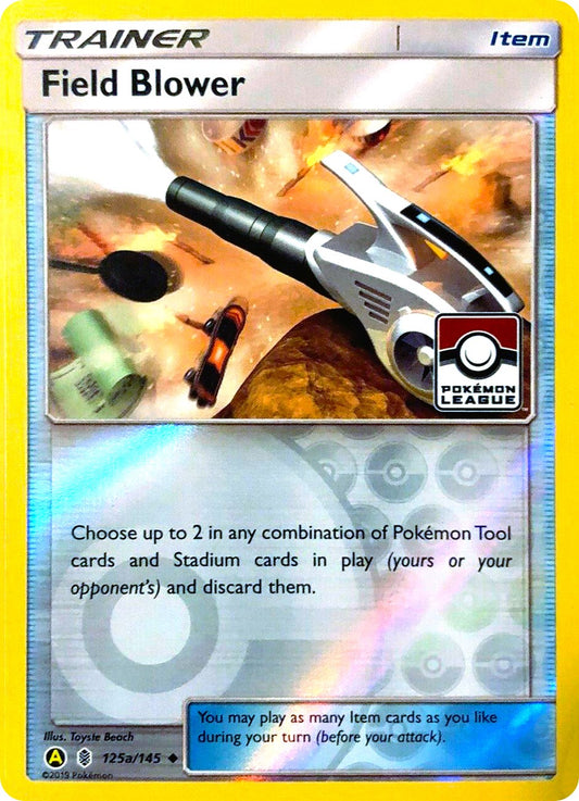 Field Blower - 125a/145 (Pokemon League) - 125a/145 (Reverse Holofoil) Near Mint_Reverse Holofoil