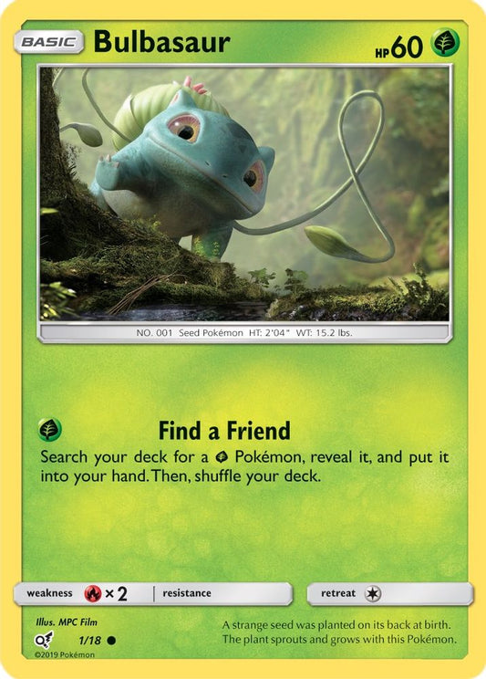 Bulbasaur - 1/18 (Holo)