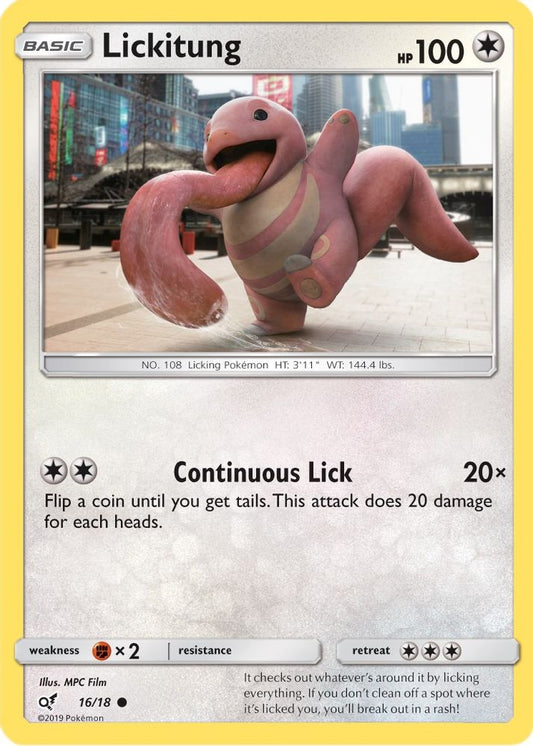 Lickitung - 16/18 (Holo)