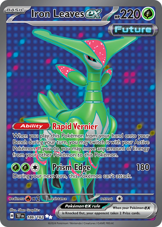 Iron Leaves ex - 186/162 (Foil) Near Mint_Foil