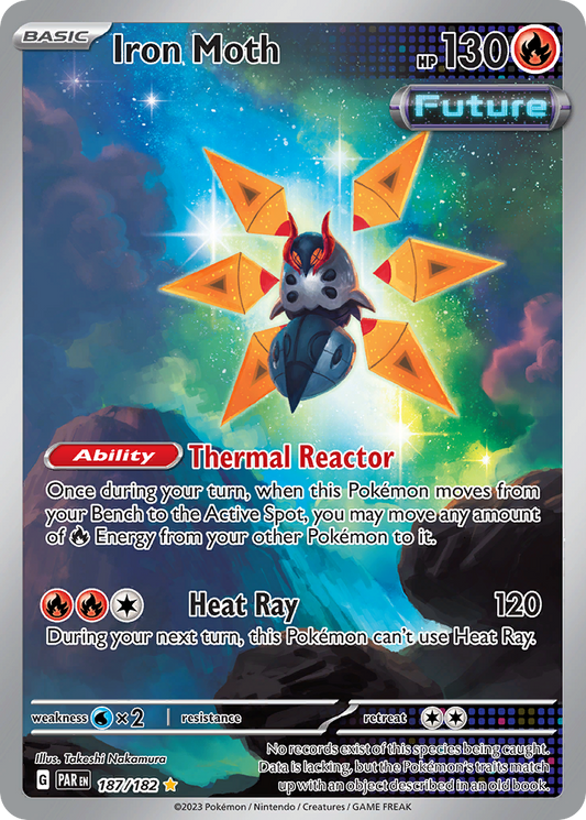 Iron Moth - 187/182 (Foil) Near Mint_Foil