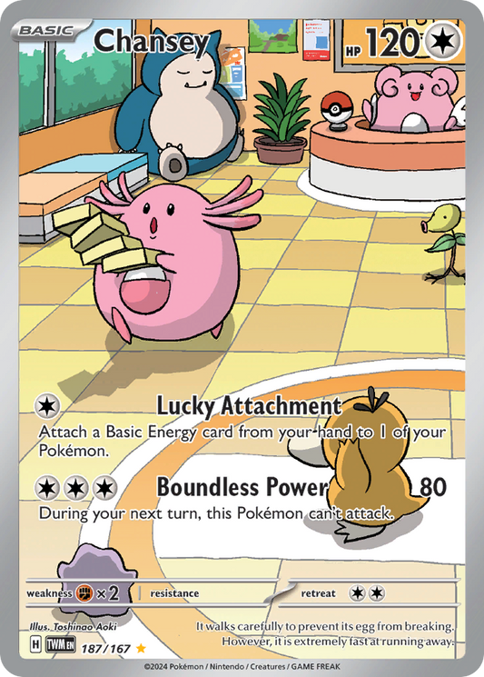 Chansey - 187/167 (Foil) Near Mint_Foil