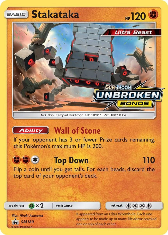 Stakataka - SM180 (Prerelease) - SM180 (Holo)