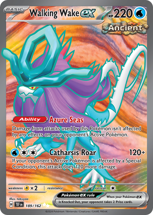 Walking Wake ex - 189/162 (Foil) Near Mint_Foil
