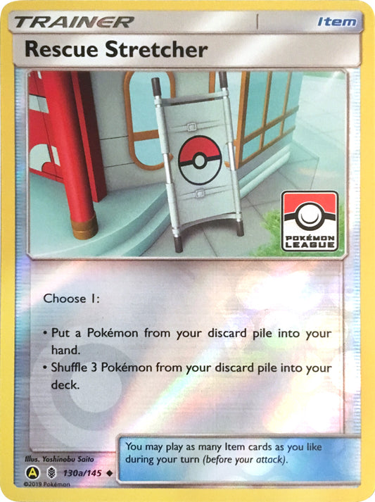 Rescue Stretcher - 130a/145 (Pokemon League) - 130a/145 (Reverse Holofoil) Near Mint_Reverse Holofoil