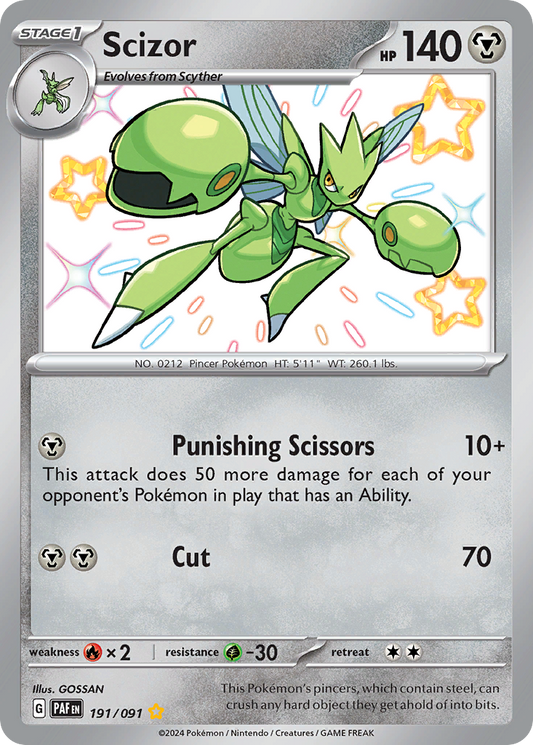 Scizor - 191/091 (Foil) Near Mint_Foil