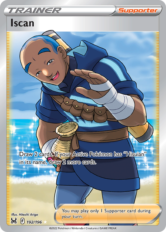 Iscan (Full Art) - 192/196 (Foil) Near Mint_Foil