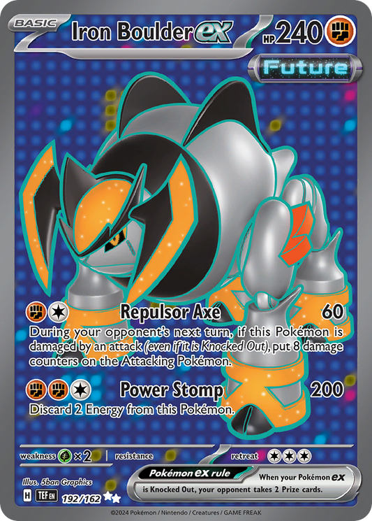 Iron Boulder ex - 192/162 (Foil) Near Mint_Foil