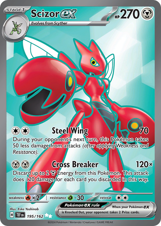Scizor ex - 195/162 (Foil) Near Mint_Foil