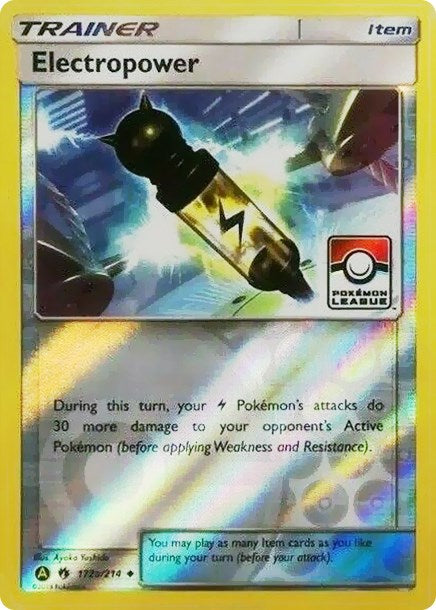 Electropower - 172a/214 (Pokemon League) - 172a/214 (Reverse Holofoil) Near Mint_Reverse Holofoil