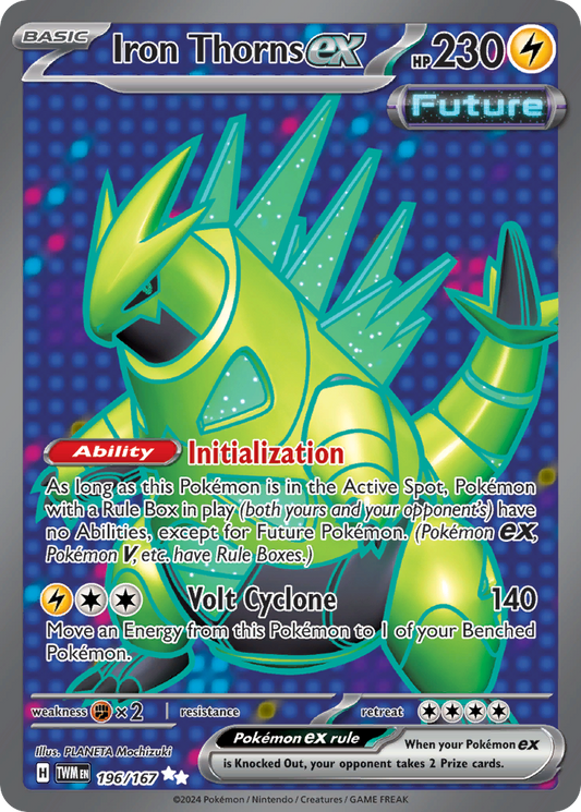 Iron Thorns ex - 196/167 (Foil) Near Mint_Foil