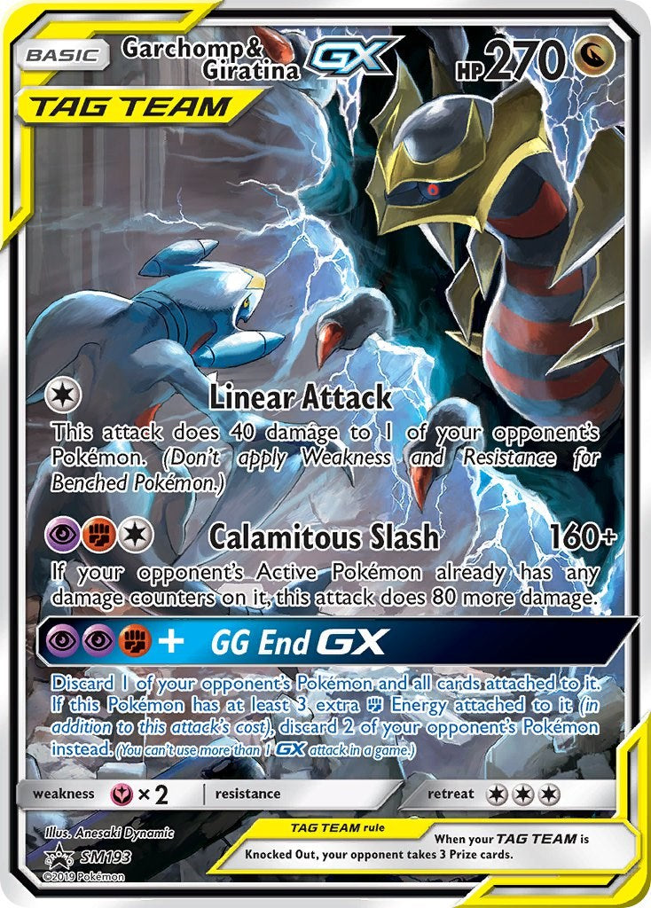 Garchomp & Giratina GX - SM193 (Foil) Near Mint_Foil