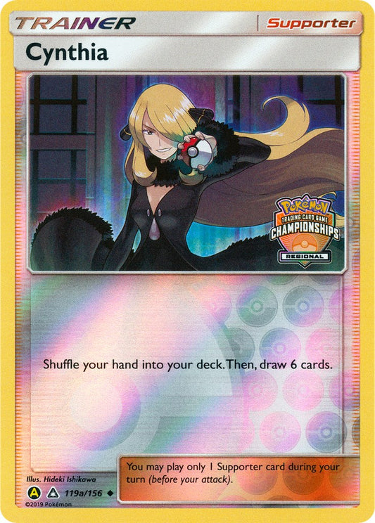 Cynthia - 119a/156 (Regional Championships) - 119a/156 (Reverse Holo)