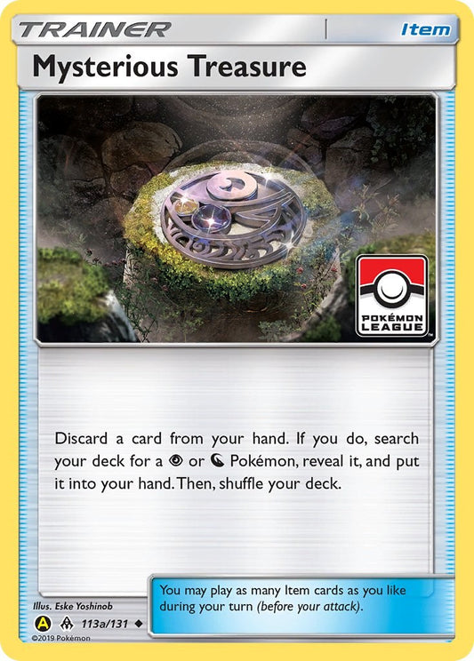 Mysterious Treasure - 113a/131 (Pokemon League) - 113a/131 (Reverse Holofoil) Near Mint_Reverse Holofoil