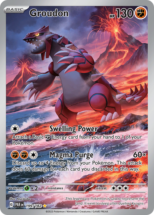 Groudon - 199/182 (Foil) Near Mint_Foil