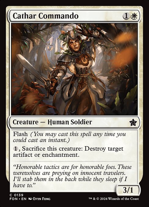Cathar Commando (Non Foil) near_mint