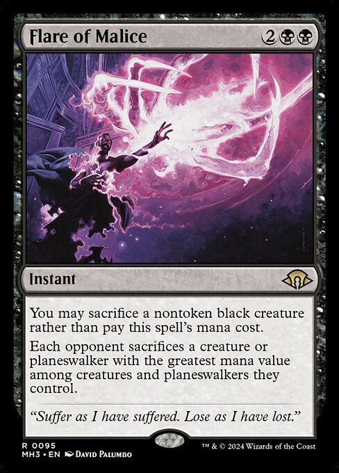 Flare of Malice - 95 (Normal) Near Mint_Non-Foil