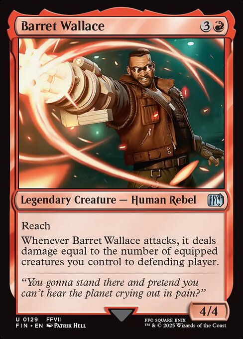 Barret Wallace - 129 (Normal) Near Mint_Non-Foil
