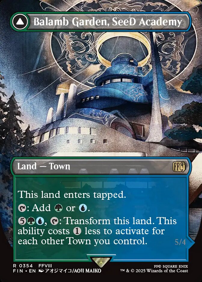 Balamb Garden, SeeD Academy // Balamb Garden, Airborne - 354 (Foil) (JP)
