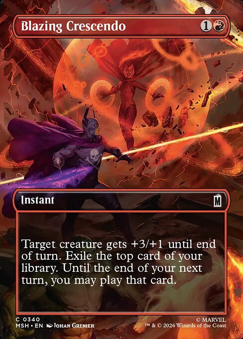 Blazing Crescendo - 340 (Foil)