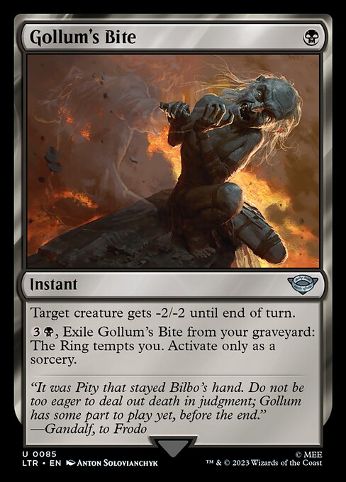 Gollum's Bite - 85 (Normal) Near Mint_Non-Foil