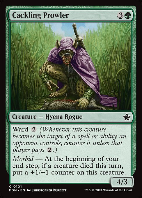 Cackling Prowler (Non Foil) near_mint