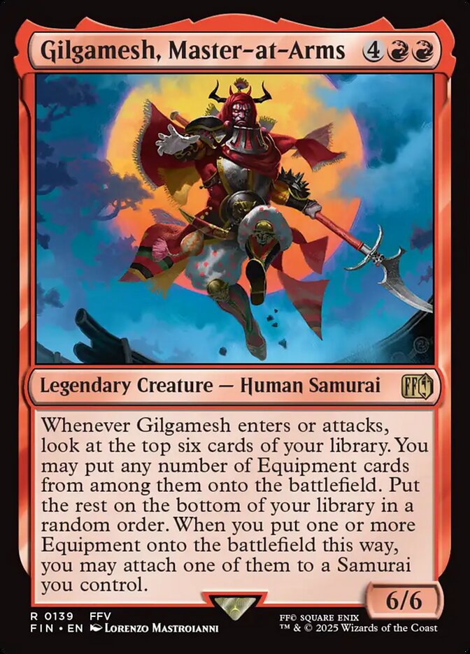 Gilgamesh, Master-at-Arms - 139