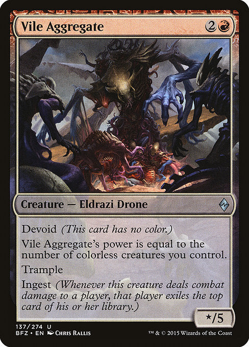 Vile Aggregate - 137 (Normal) Near Mint_Non-Foil