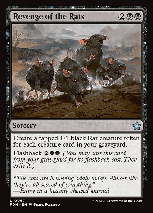 Revenge of the Rats (Non Foil) near_mint