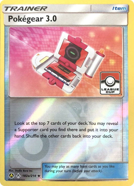 Pokegear 3.0 - 182a/214 (League Cup) - 182a/214 (Reverse Holofoil) Near Mint_Reverse Holofoil