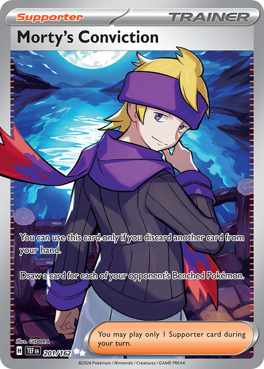 Morty's Conviction - 201/162 (Foil) Near Mint_Foil