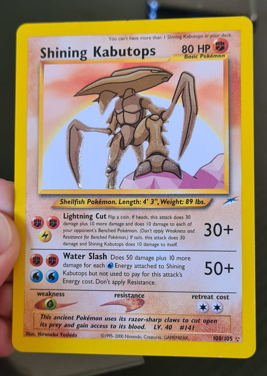 Shining Kabutops - 108/105 (Foil) Unlimited