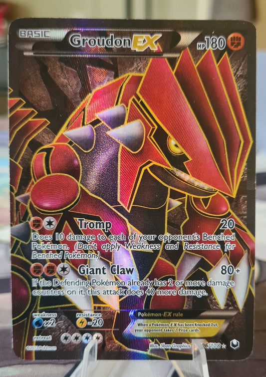 Groudon EX (106 Full Art) - 106 (Foil) LP-MP