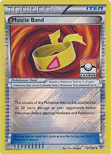 Muscle Band - 121/146 - (Pokemon League) - 121/146 (Reverse Holo)