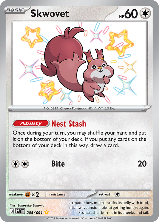 Skwovet - 205/091 (Foil) Near Mint_Foil