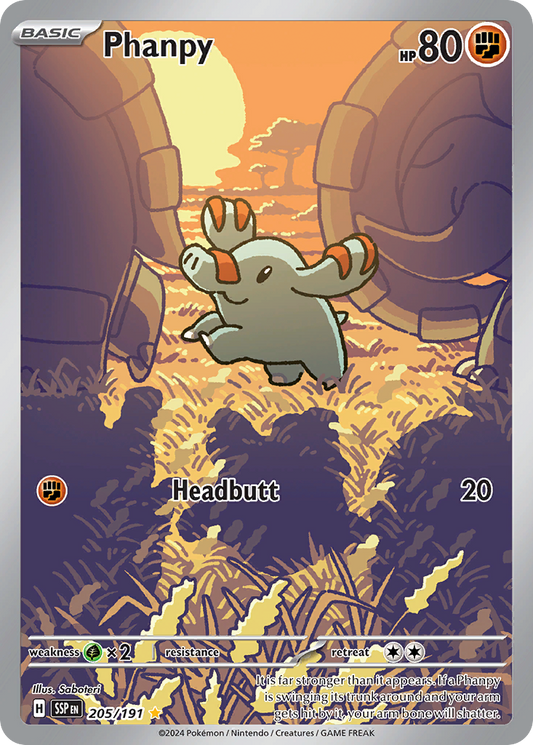 Phanpy - 205/191 (Foil) Near Mint_Foil