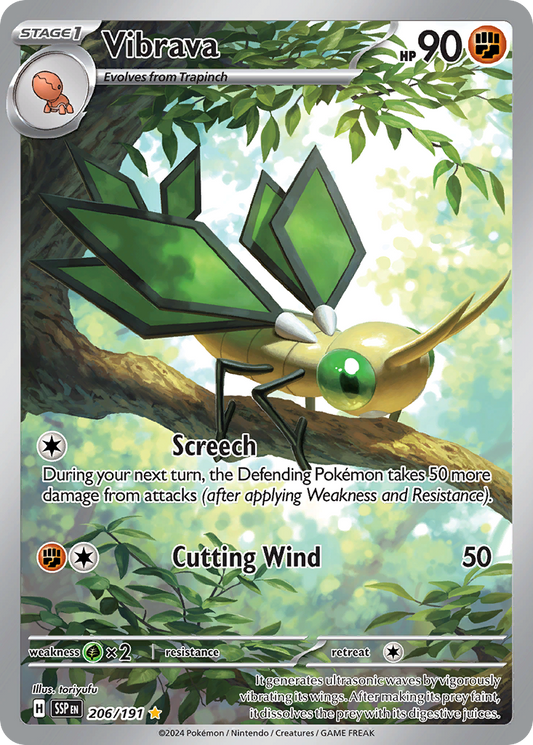 Vibrava - 206/191 (Foil) Near Mint_Foil