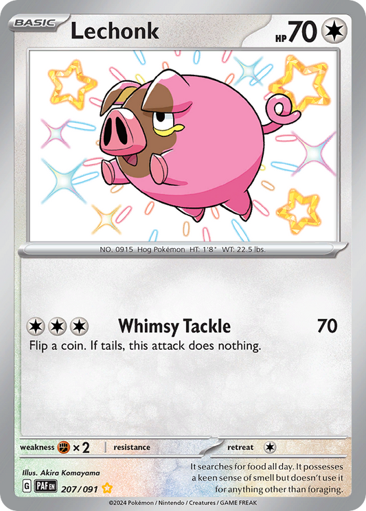 Lechonk - 207/091 (Foil) Near Mint_Foil