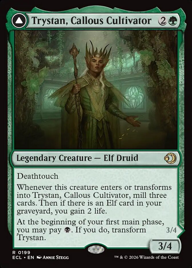 Trystan, Callous Cultivator // Trystan, Penitent Culler - 199 (Foil)
