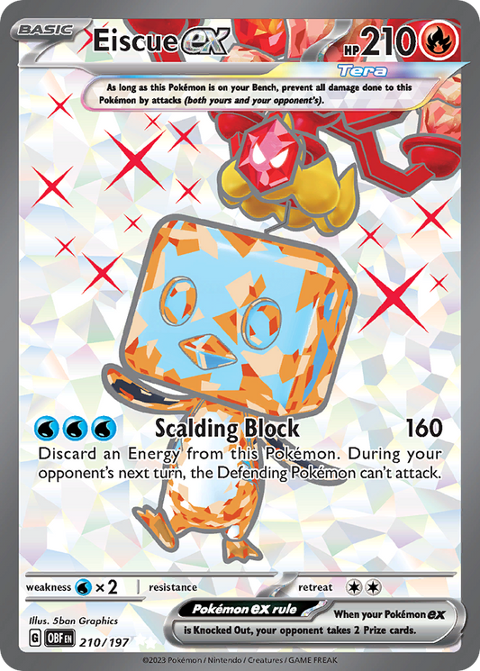 Eiscue ex - 210/197 (Foil) Near Mint_Foil