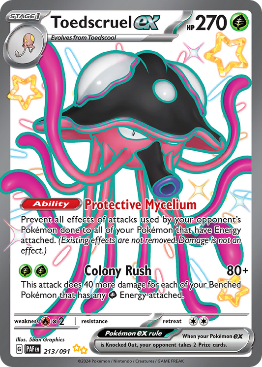 Toedscruel ex - 213/091 (Foil) Near Mint_Foil