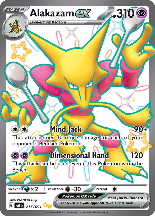 Alakazam ex - 215/091 (Foil) Near Mint_Foil