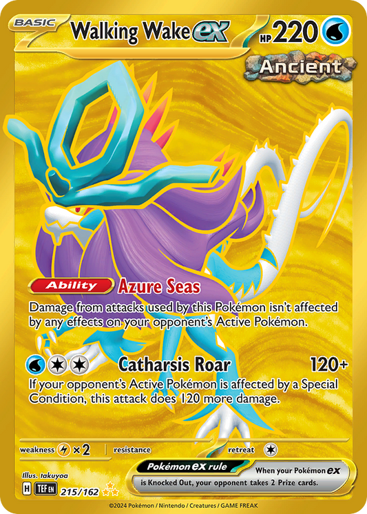 Walking Wake ex - 215/162 (Foil) Near Mint_Foil