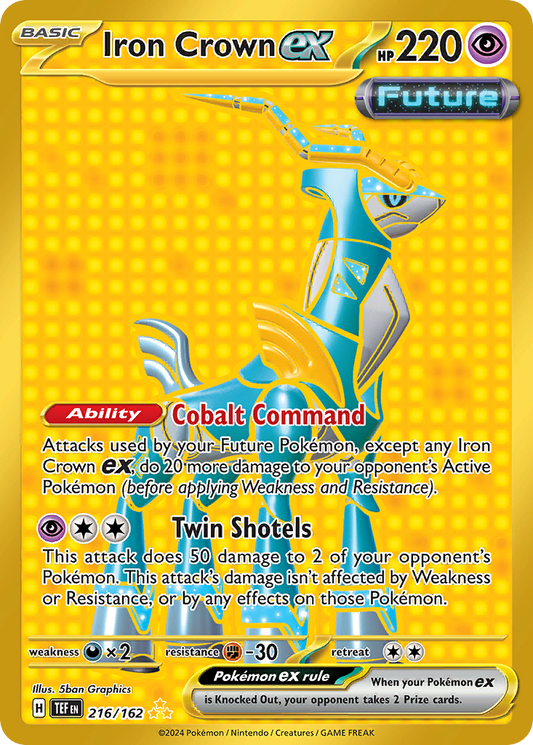 Iron Crown ex - 216/162 (Foil) Near Mint_Foil