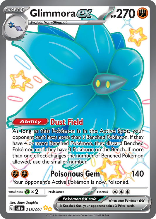 Glimmora ex - 218/091 (Foil) Near Mint_Foil