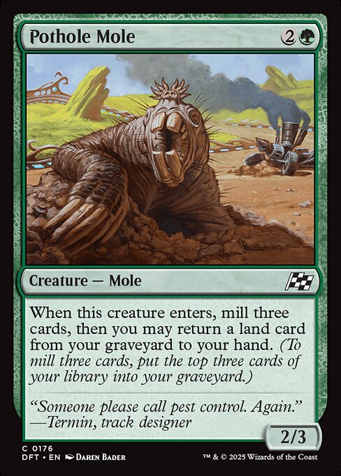 Pothole Mole - 176 (Normal) Near Mint_Non-Foil