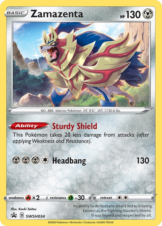 Zamazenta - SWSH034 - SWSH034 (Holo)