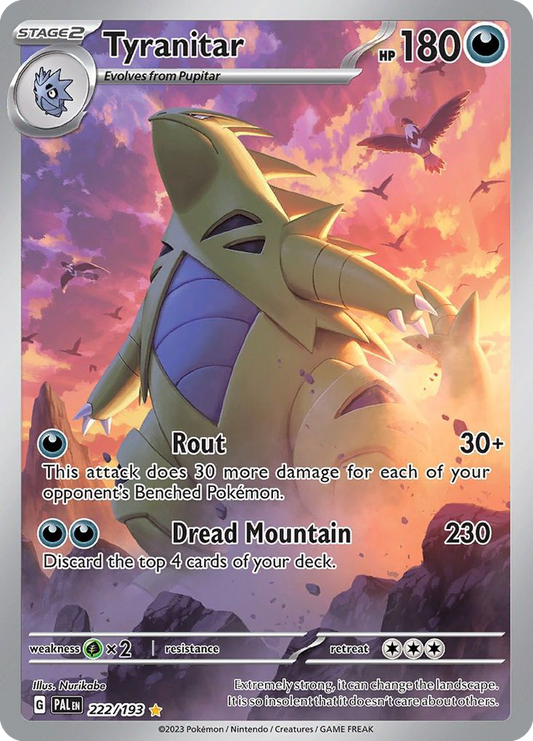 Tyranitar - 222/193 (Foil) Near Mint_Foil